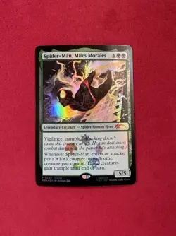 Spider-Man, Miles Morales - Marvel’s Spider-Man SPM MTG Magic Foil Promo #08 - Image 1