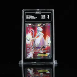 TAG 3 Mewtwo EX Full Art 158/162 XY Breakthrough Holo 2015 Pokemon Card - Image 1