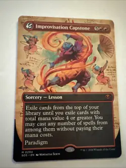 Improvisation Capstone (Borderless) Secrets of Strixhaven Regular - Image 1
