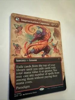 Improvisation Capstone (Borderless) Secrets of Strixhaven Regular - Image 2