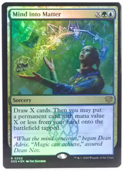 Mind into Matter [New, Near Mint] *Foil* {Secrets of Strixhaven} - Image 1