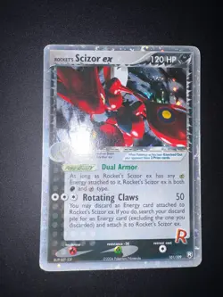 2004 Pokemon EX Team Rocket Returns Rocket's Scizor Holo #101/109 - Image 1