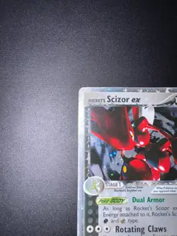 2004 Pokemon EX Team Rocket Returns Rocket's Scizor Holo #101/109 - Image 3