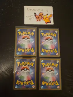 Japanese Pokemon 4x Cards Pokeball Exclusive Bundle Terastal Festival Pack Fresh - Image 2