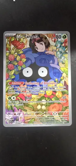 Erika’s Tangela 218/217 - Pokemon TCG - Ascended Heroes Illustration Rare Holo - Image 1