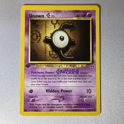 Unown E - Neo Discovery - 1st Edition - 67/75 - Pokemon - Vintage 2001 - Image 1