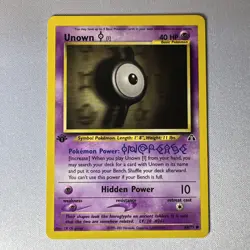 UNOWN 68/75 NEO DISCOVERY 1ST EDITION POKEMON TCG - Image 1