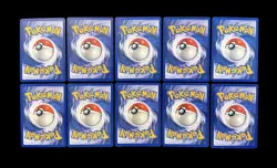Pokemon TCG Base Set Shadowless Bundle x10 Cards No Duplicates WOTC Vintage - Image 2