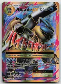 M BLASTOISE EX (Full Art) 102/108 Pokemon XY Evolutions 2016 NM - Image 1