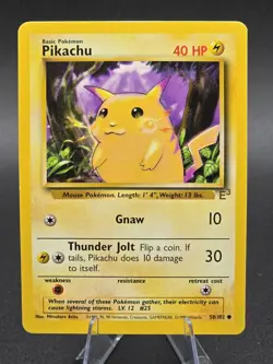 Pikachu Pokemon E3 Stamp Promo #58 [Yellow Cheeks] - Near Mint NM - Image 1