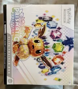 Pokemon Scarlet & Violet Prismatic Evolutions Elite Trainer Box Eevee *see desc* - Image 1