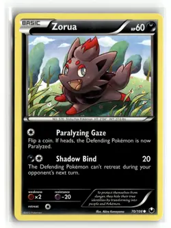 Pokemon: Dark Explorers #70/108 Zorua (70)- Common.VO5 - Image 1