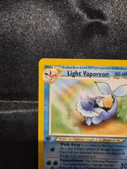 Pokemon Light Vaporeon 52/105 Neo Destiny Regular - Image 2