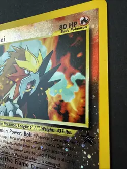 2001 Pokemon HOLO PROMO Entei #34 - Image 4