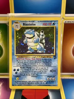 2000 Pokemon Base Set 2 Blastoise Holo Rare #2/130 Beautiful Gradable - Image 1