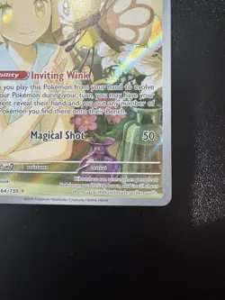 Pokemon Lillie’s Ribombee Illustration Rare Journey Together 164/159 (NM-) - Image 5