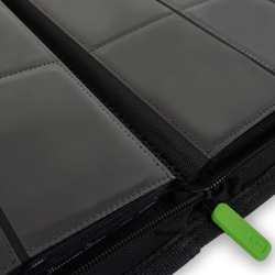 4 Pocket Trading Card Zip Binder, 160 Cards, Premium Exo-Tec Album Material, ... - Image 1