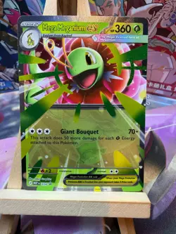 Mega Meganium ex - 034 034 Holo Promo ME: Mega Evolution Promo Pokemon NM - Image 1