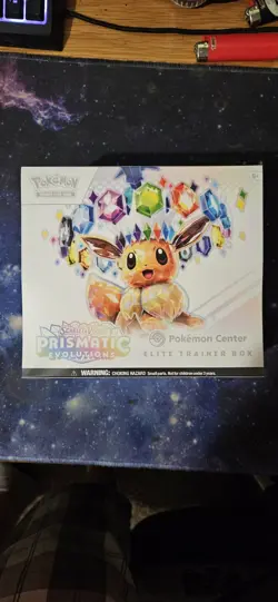 Pokemon TCG Scarlet and Violet Prismatic Evolutions Pokemon Center ETB Sealed - Image 1