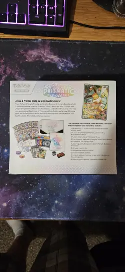 Pokemon TCG Scarlet and Violet Prismatic Evolutions Pokemon Center ETB Sealed - Image 2