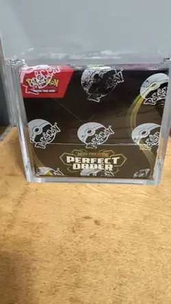 Pokemon Mega Evolution Perfect Order Booster Box Factory With Case - Image 1