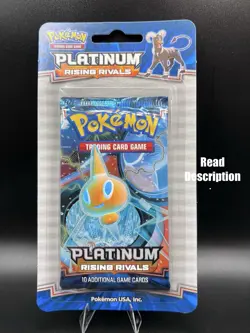 2009 Pokemon - Factory Sealed - Platinum Rising Rivals Blister - Rotom Art - Image 1