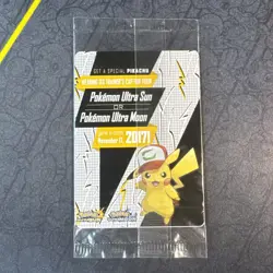 Sealed Ash's Pikachu SM108 Black Star Promo Sun & Moon Pokemon - Image 2