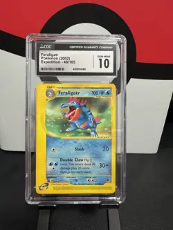 2002 Pokemon Expedition Feraligatr 46/165 CGC 10 - Image 1
