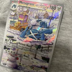Pokemon Metagross Illustration Rare SV05 Temporal Forces 178/162 - Image 3