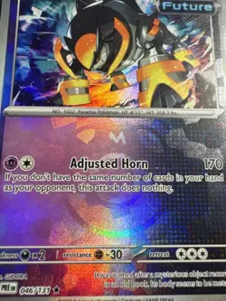 Pokemon TCG SV: Prismatic Evolutions Iron Boulder (Master Ball Pattern) 046/131 - Image 3