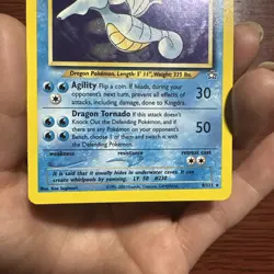 2000 Kingdra #8 Neo Genesis Holo Pokemon Card Rare Swirl c459 - Image 3