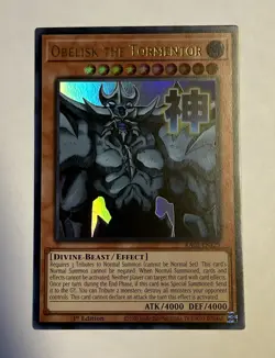 Yugioh Rarity Collection 5 - Obelisk the Tormentor (Ultra Rare) - RA05-EN129 - Image 1