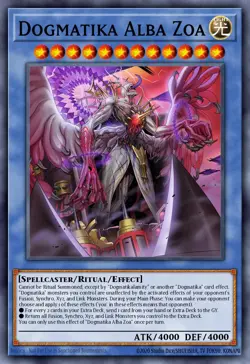 Dogmatika Alba Zoa PHHY-EN031 1st ED Yu-Gi-Oh! SUPER RARE - Image 1