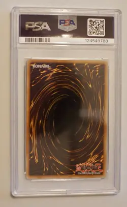 Yu-Gi-Oh! Dark Magician of Chaos Invasion of Chaos 1st Ed PSA 8 Ultra Rare - Image 2