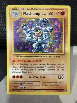 Pokemon TCG XY Evolutions Machamp Holo Rare Card 59/108 NM Condition - Image 1