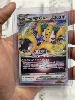 Pokemon Regigigas Vstar 114/159 Crown Zenith Holo Pokemon Card NM Nintendo TCG - Image 1