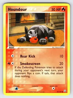 Houndour 59/109 2004 EX Team Rocket Returns Pokemon Card TCG Common - VLP - Image 1