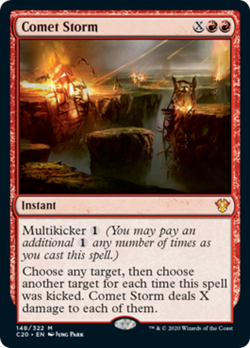 Comet Storm Commander 2020: Ikoria HEAVILY PLD Red Mythic Rare MTG CARD ABUGames - Image 1