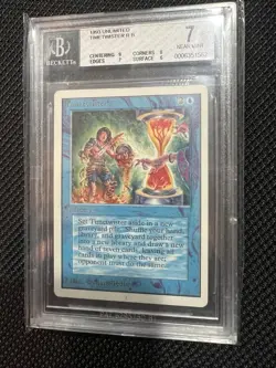 1993 MTG Timetwister Unlimited Graded BGS 7.0 - Image 1