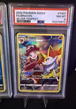 Pokemon Trainer Gallery & Galarian Gallery 7 Card PSA Lot Moltres Kingdra Hoot - Image 5