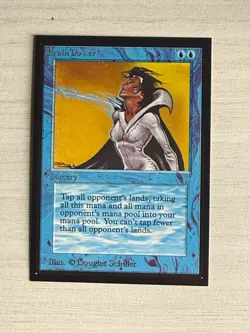 MTG International Collector's Edition - Drain Power - Never Played - Mint - Image 1
