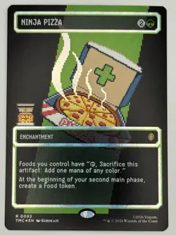 Ninja Pizza (Borderless) Commander: Teenage Mutant Ninja Turtles Foil - Image 1