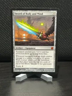 Magic: The Gathering Sword of Body and Mind Artifact Scars Mythic Regular - LP - Image 1