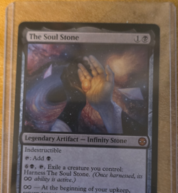 Wizards of the Coast The Soul Stone Legendary Artifact Mythic Black MTG Marvel - Image 1