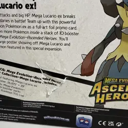 Pokemon TCG: Mega Evolution Ascended Heroes - Mega Lucario Premium Poster read - Image 5