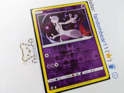 2023 Mewtwo REVERSE HOLO RARE 059/159 Sword & shield Crown Zenith Pokemon NM/LP - Image 3