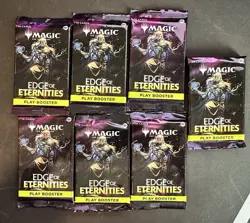7x Edge Of Eternities Play Booster Packs Magic The Gathering Mtg Sealed LOT - Image 1
