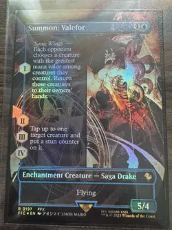 Summon: Valefor Foil Magic MTG Final Fantasy 0197 - Image 1