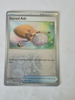 Sacred Ash 168/182 Uncommon Destined Rivals Pokemon Reverse Holo Near Mint - Image 1