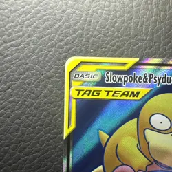Pokemon Slowpoke & Psyduck GX TAG TEAM Ultra Rare Full Art Holo 217/236 MINT 🔥 - Image 2